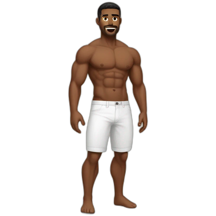 Man sexy abs emoji