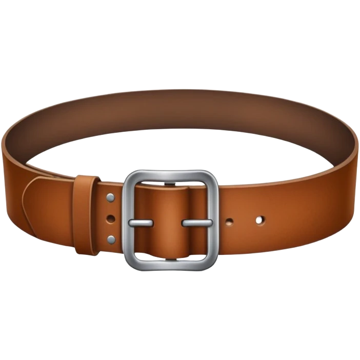 Long open belt  emoji