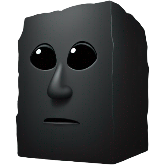 black monolith emoji