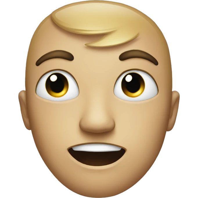 two faced  emoji