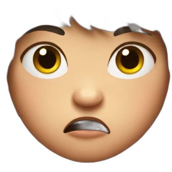 Big angry baby emoji
