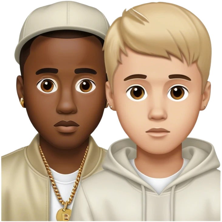 Diddy and Justin Bieber emoji