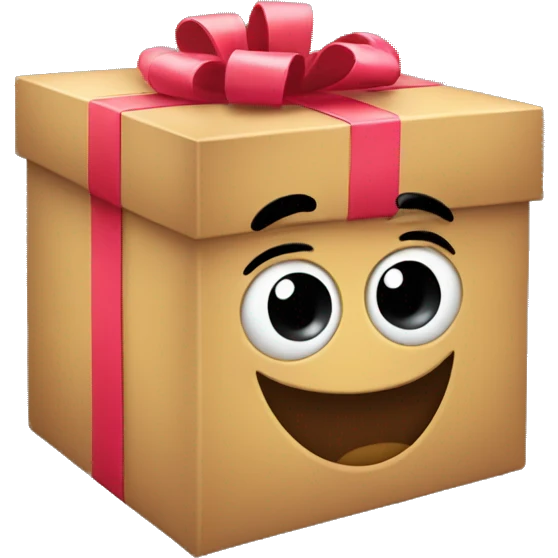 funny giftbox emoji