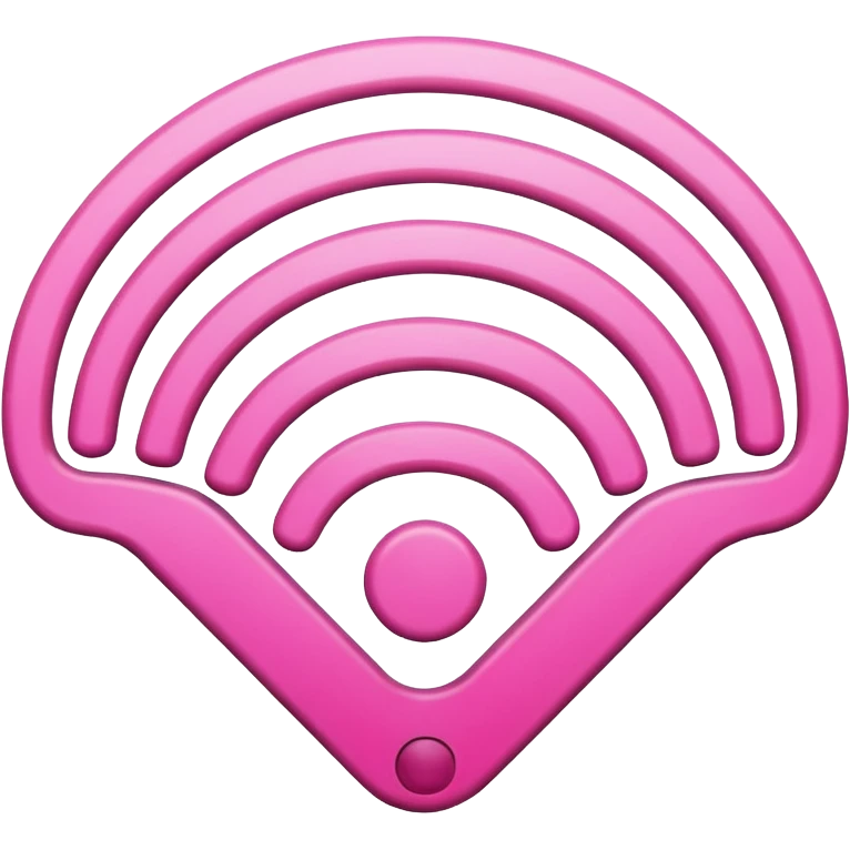 pink wifi emoji