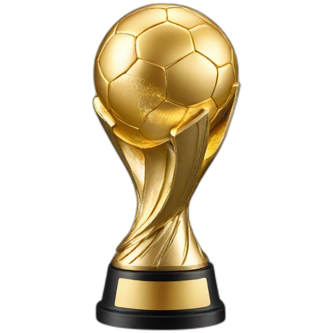 Football World Cup trophy emoji