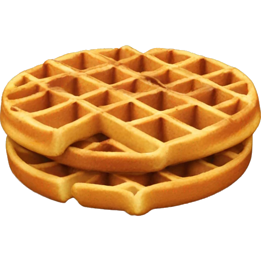 belgium waffle  emoji