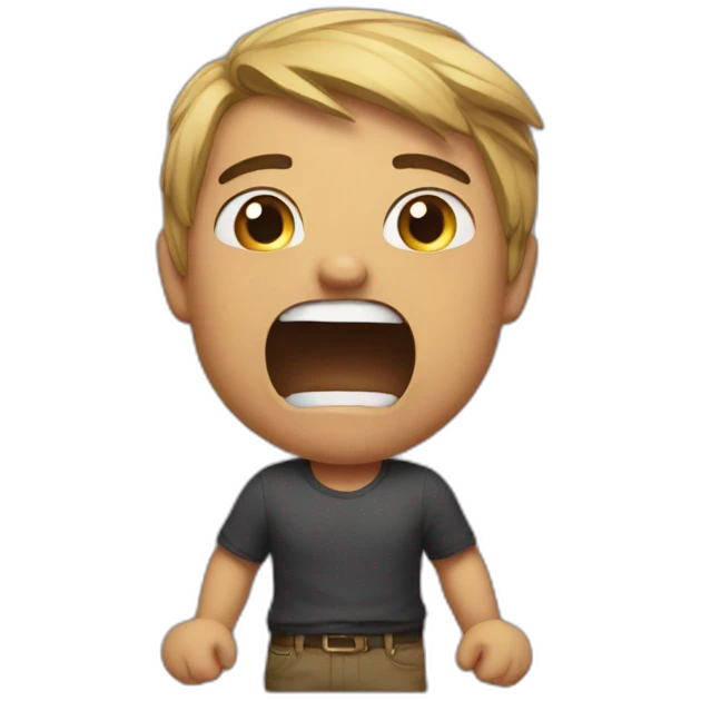 Aggressive love  emoji