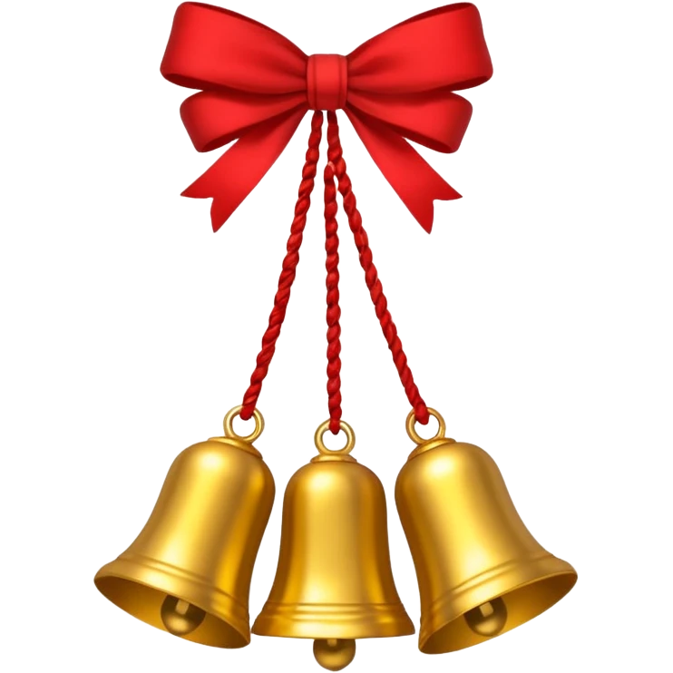 Ghunghroo bells on feet red and gold small  emoji