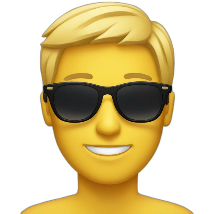 black sunglasses emoji