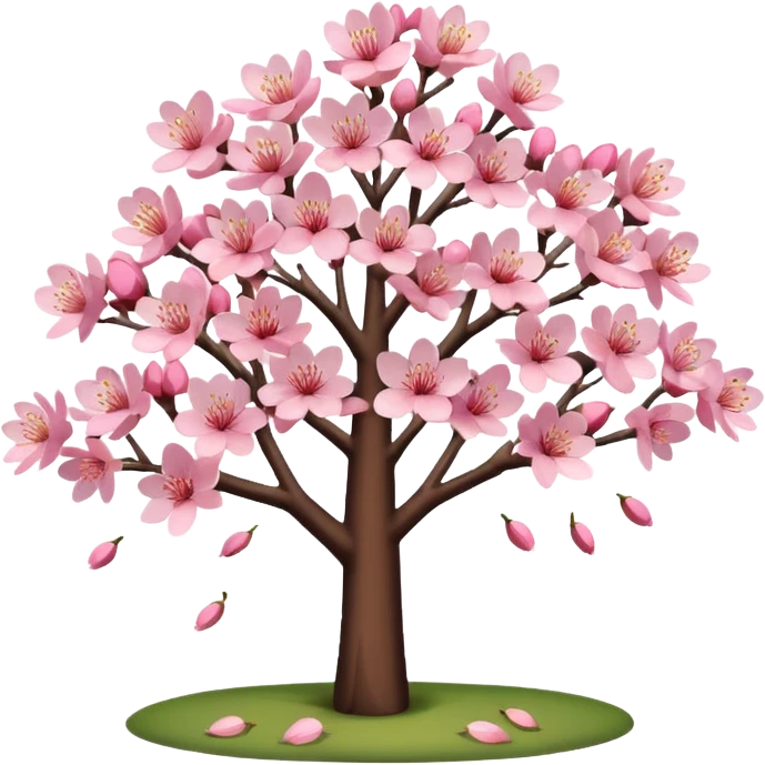 Cherry blossom tree emoji