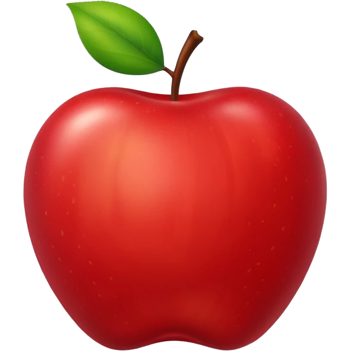 matching letter A and picture of apple emoji