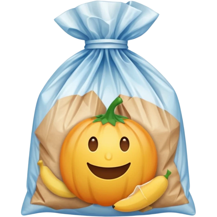 polythene grocery bag emoji