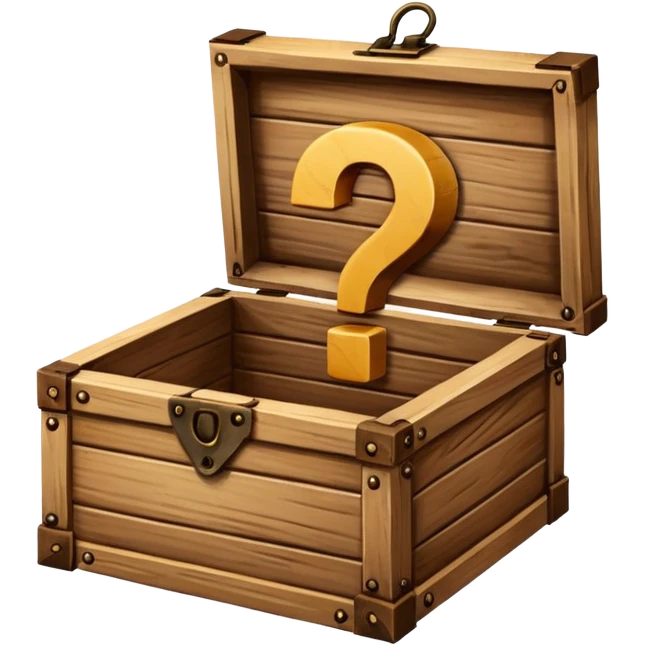 A question mark in a box emoji