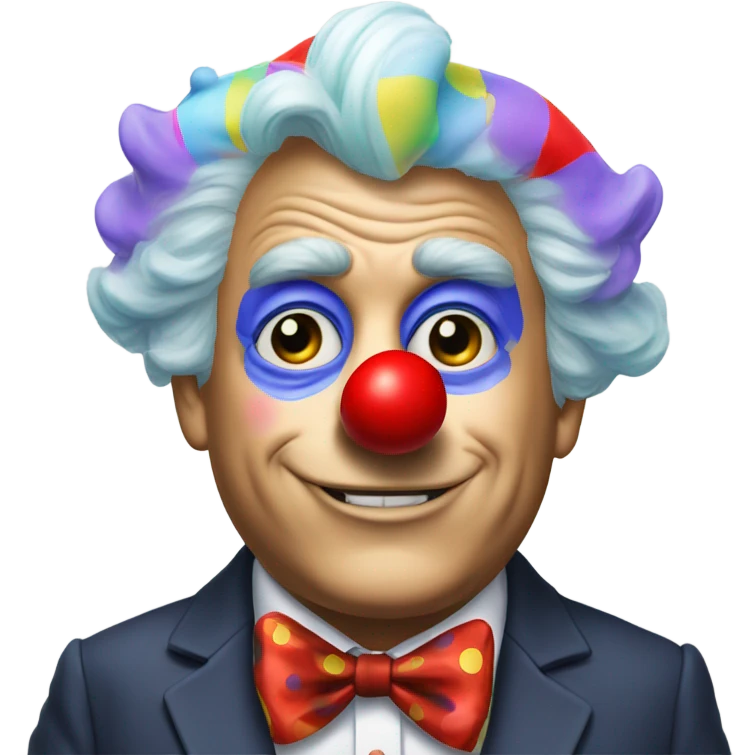Trump as a clown emoji