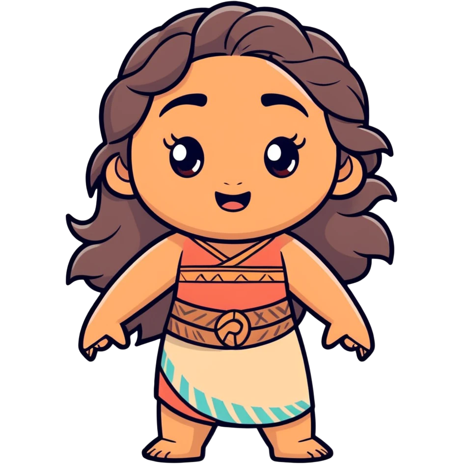 Moana shocked  emoji