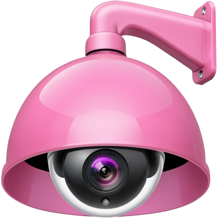 Security Camera pink  emoji