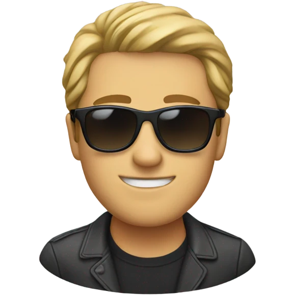 John wearing sunglasses  emoji