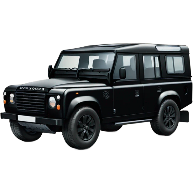 new land rover black emoji