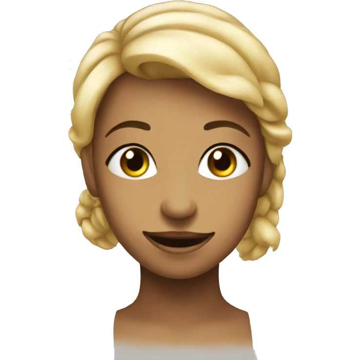 Demure smiley face emoji