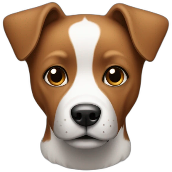 Chien marron et noir emoji