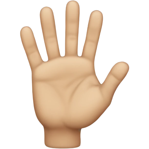 4 fingers emoji