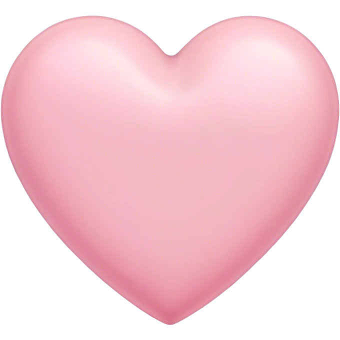 Emoji corazón rosa pastel emoji