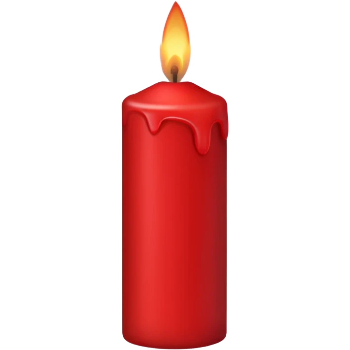 Red candle emoji