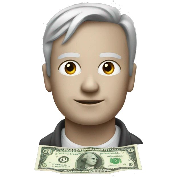 dollar powered by artificial intelligence emoji