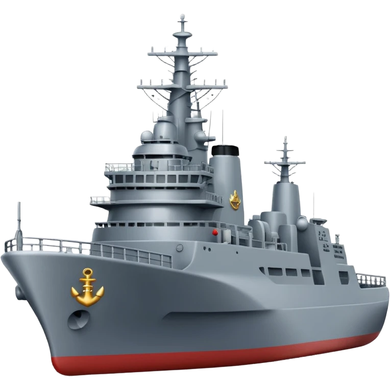 Chinese Navy ship emoji