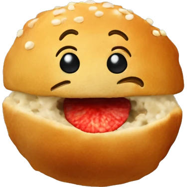Ein Germknödel mit Mohn emoji