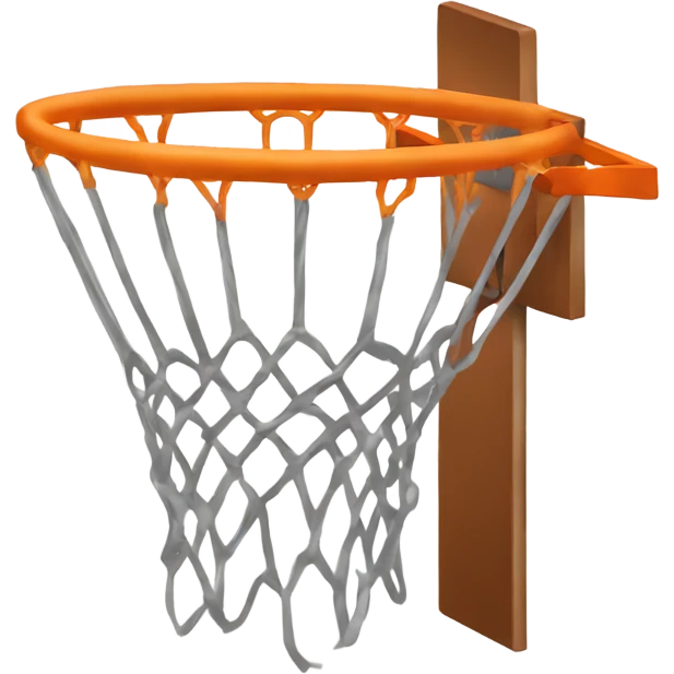 Donut in basketball hoop emoji