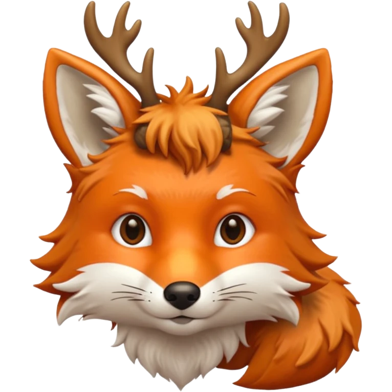 Fox with antlers emoji