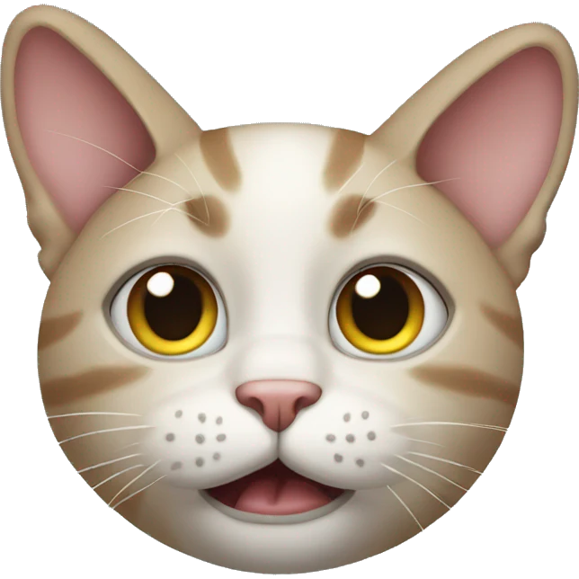 Ugly cat emoji