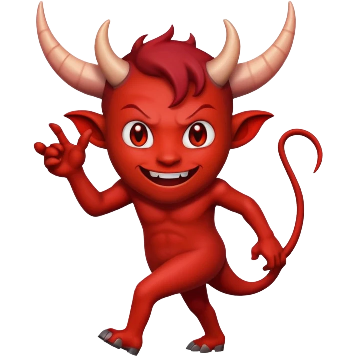 I need a devil walking the edge emoji emoji