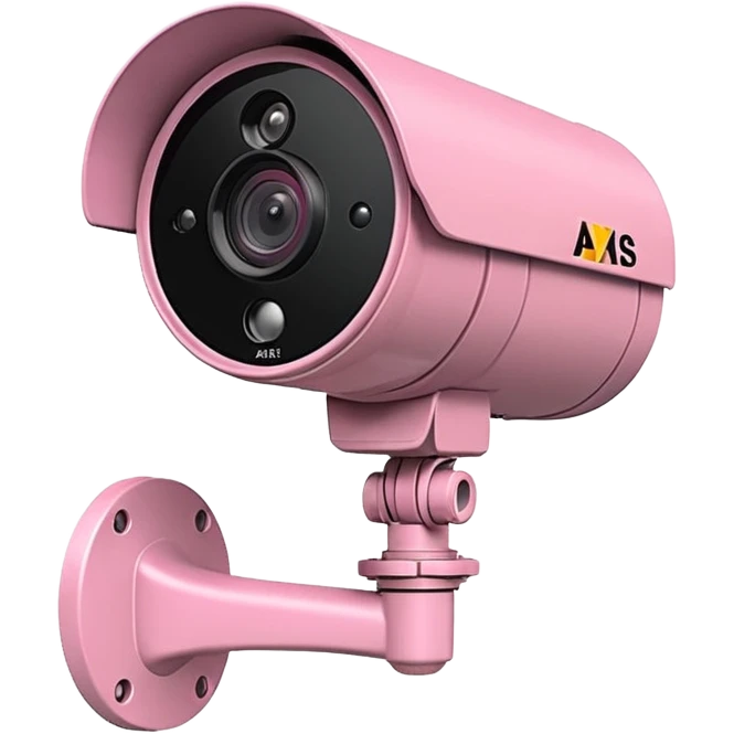 Security Camera pink Axis P1346-E emoji