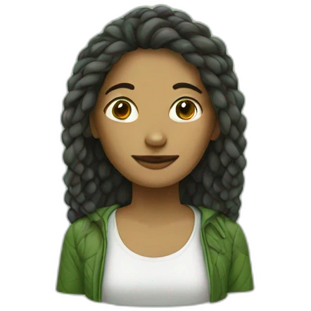 woman nettle emoji