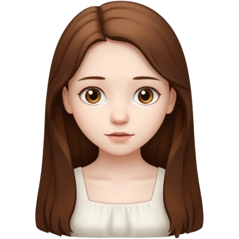 Puritan young girl emoji