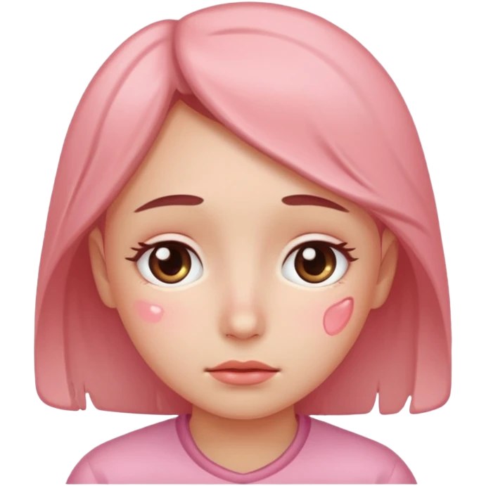 Qui est émue avec des joue emoji