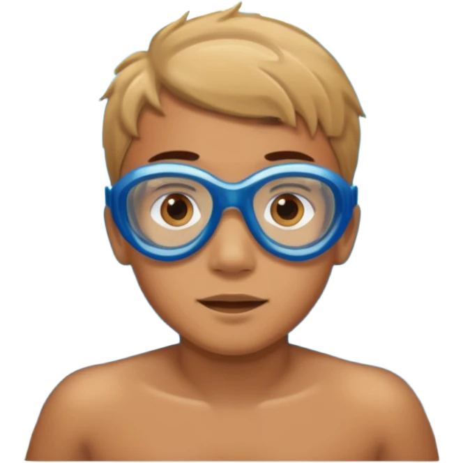Underwater boy sweam emoji