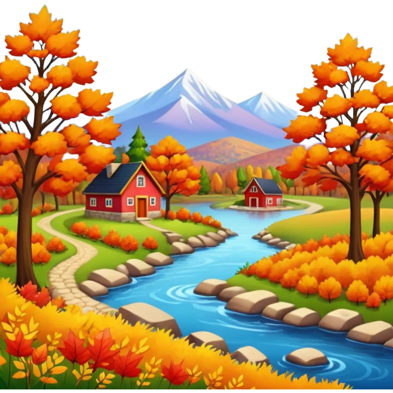 fall landscape emoji
