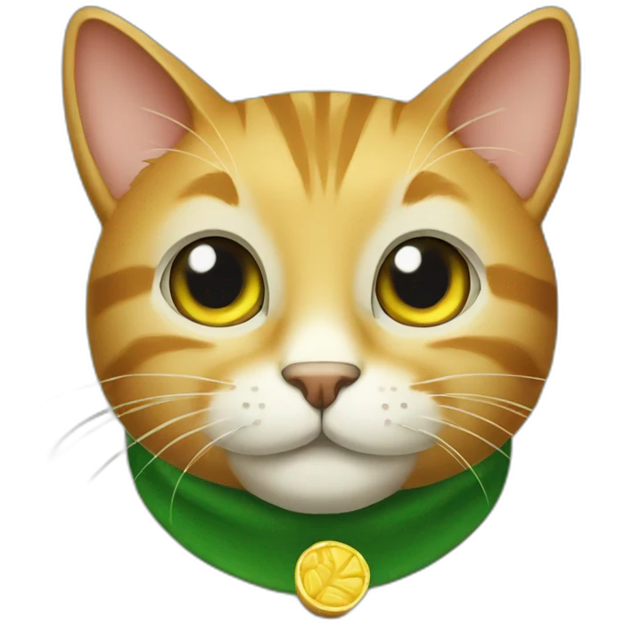 Irish cat drink beer  emoji