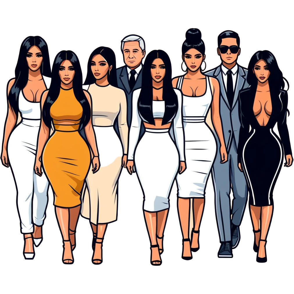 Kim Kardashian, Kylie Jenner, Tefi, Leila Hormozi, Codie Sanchez, Dan Fleyshman, Josh King 'JetSet' Madrid - Iman Gadzhi vs. Alex Hormozi vs. Sebastian Ghiorghiu Vs Luke Belmar vs Wes Watson Vs Branden Condy vs Grant Cardone  emoji