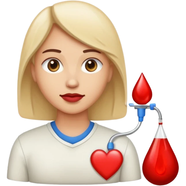 blood donation person emoji