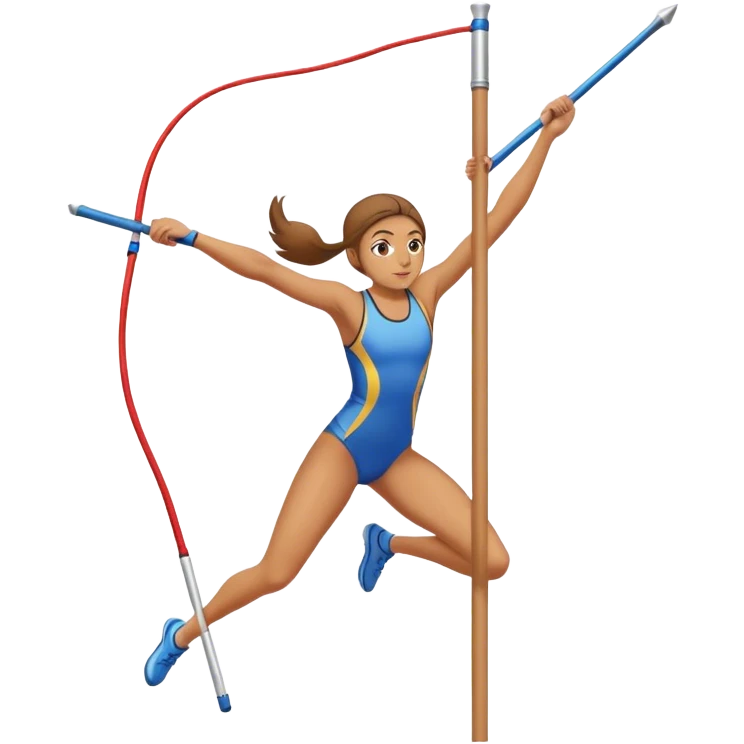 pole vaulting girl emoji