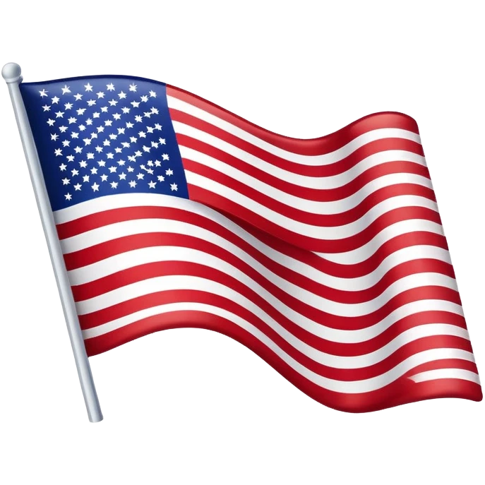 upside down American flag with stars and stripes visible emoji