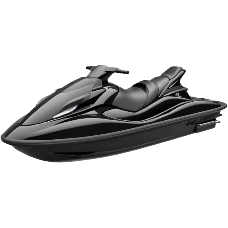 Outline of jetski emoji