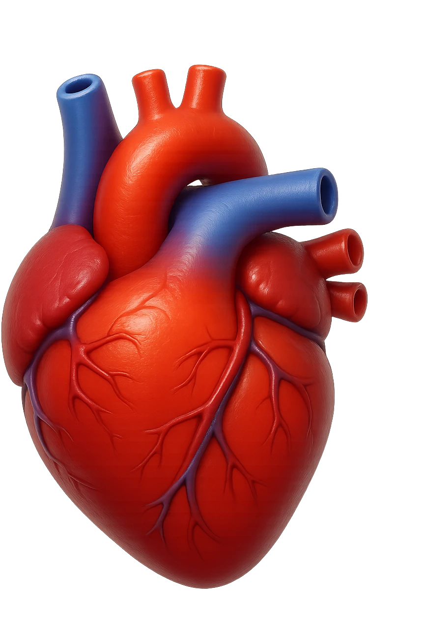 emoji 3d stile iphone di cuore anatomico umano emoji