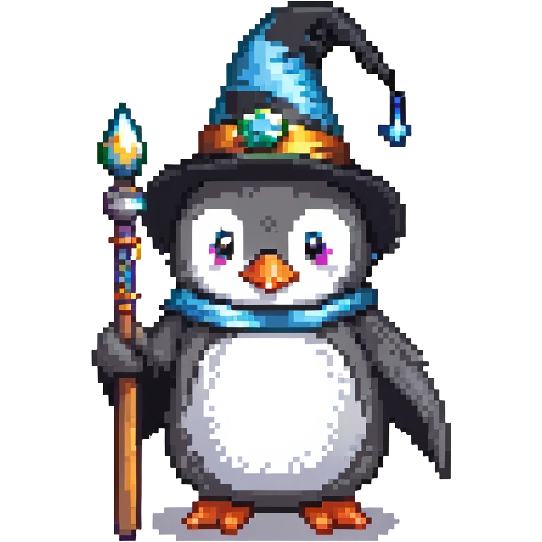 penguin wizard emoji