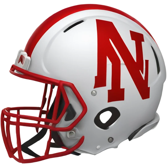 Nebraska corn huskers football helmet  emoji