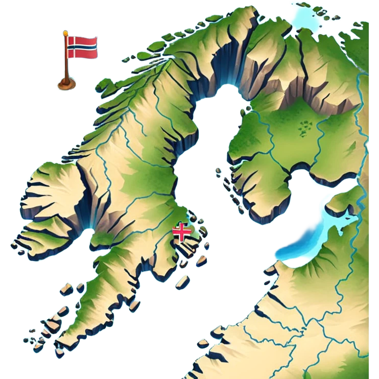 norway 2d map emoji